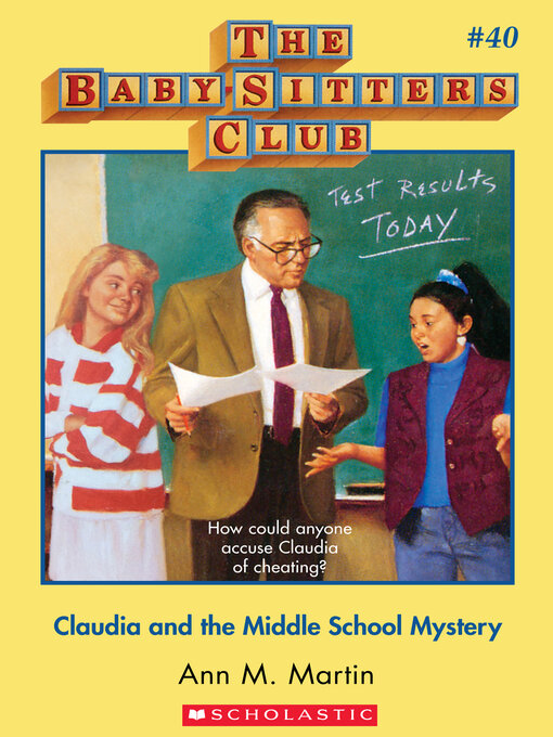 Title details for Claudia and the Middle School Mystery by Ann M. Martin - Available